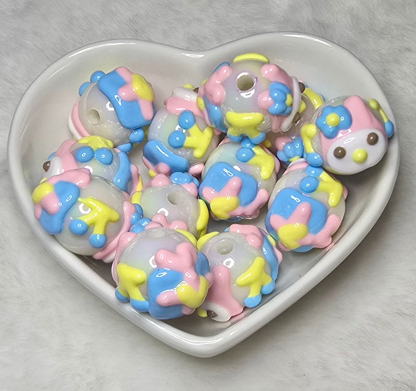Painted beads