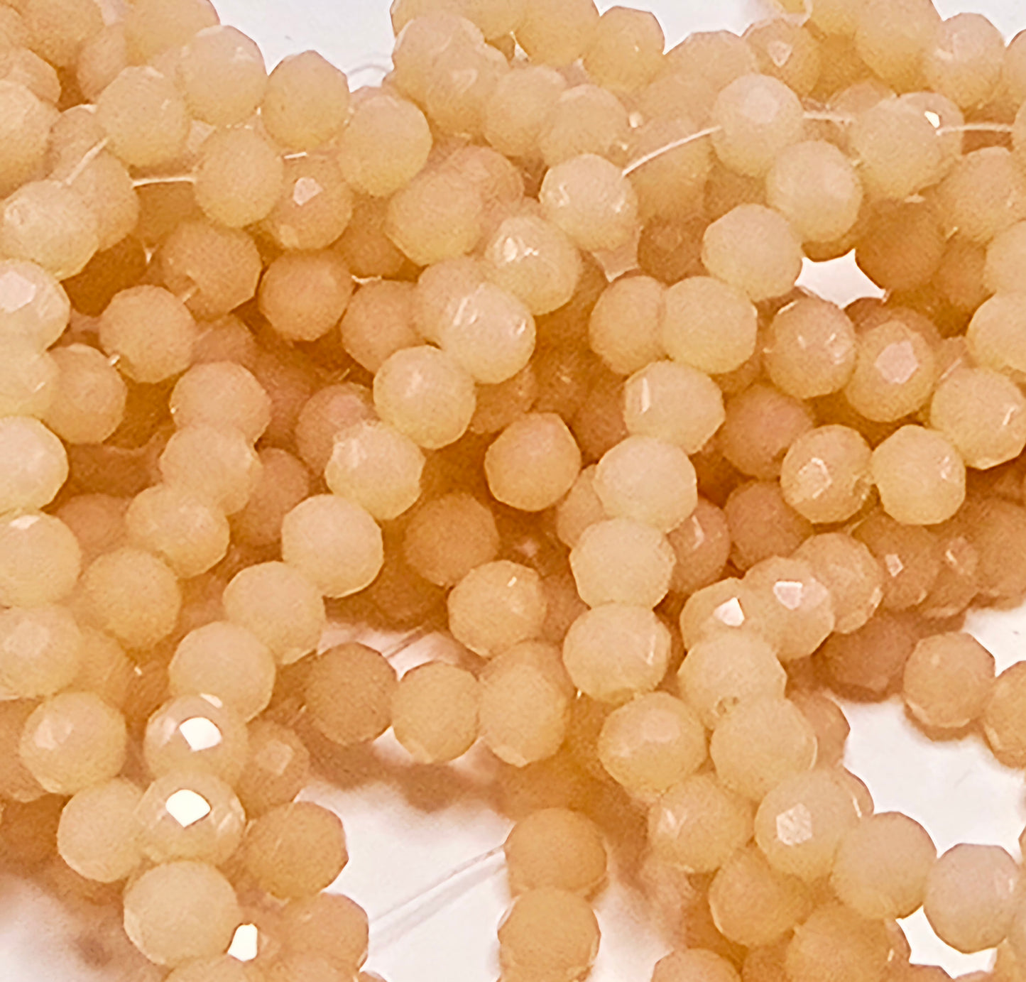 Glass Faceted Beads