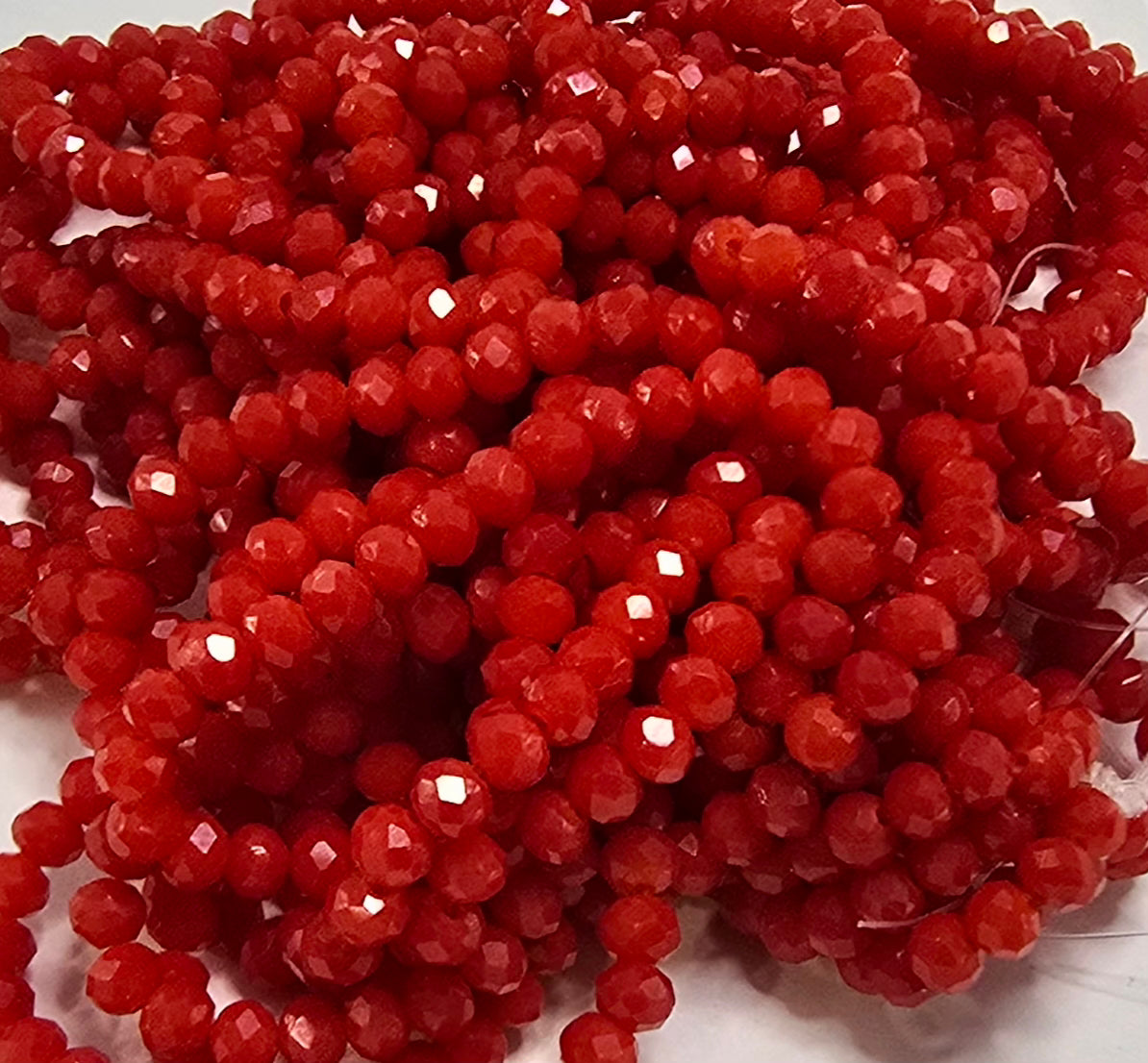 Glass Faceted Beads