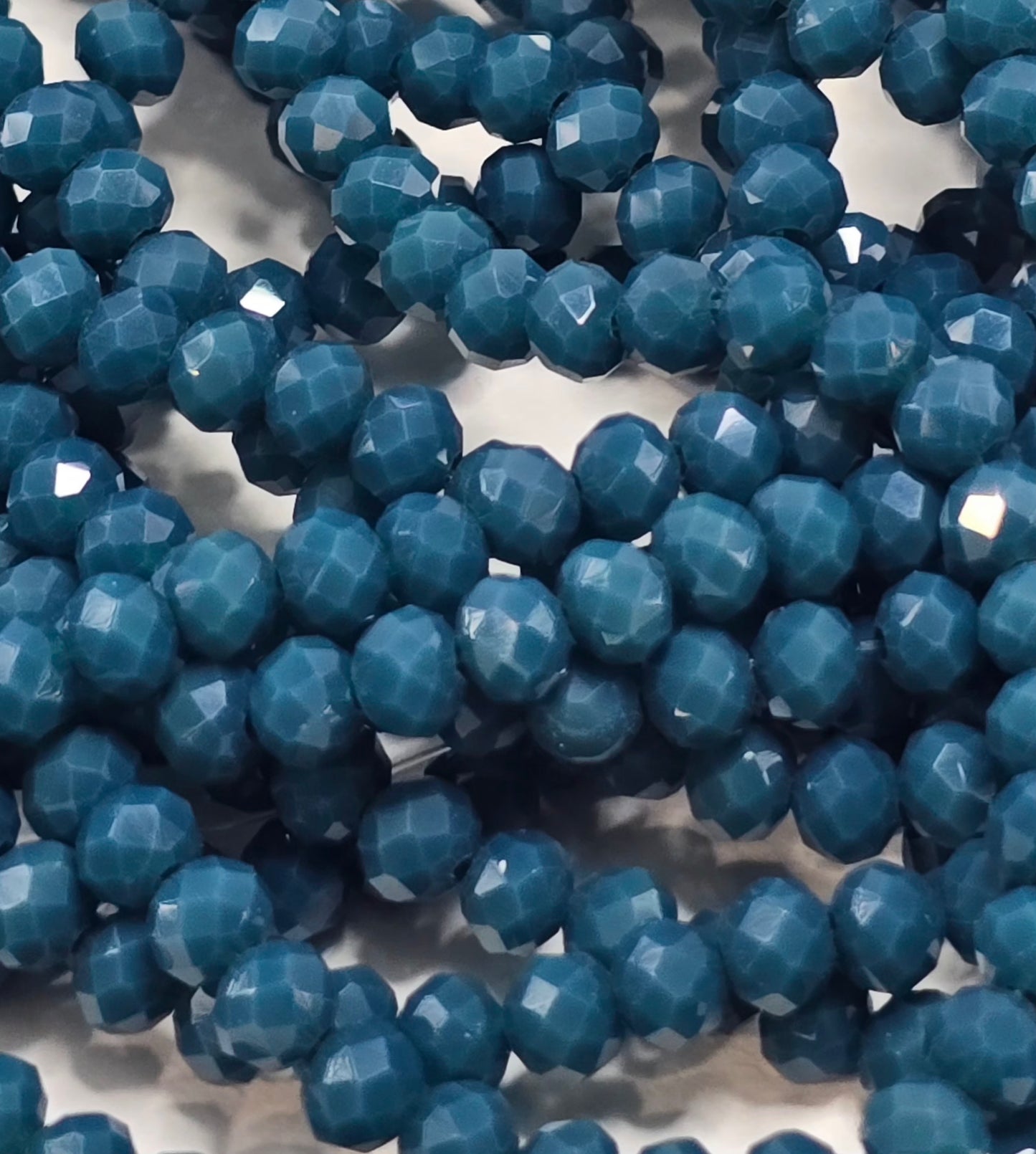 Glass Faceted Beads