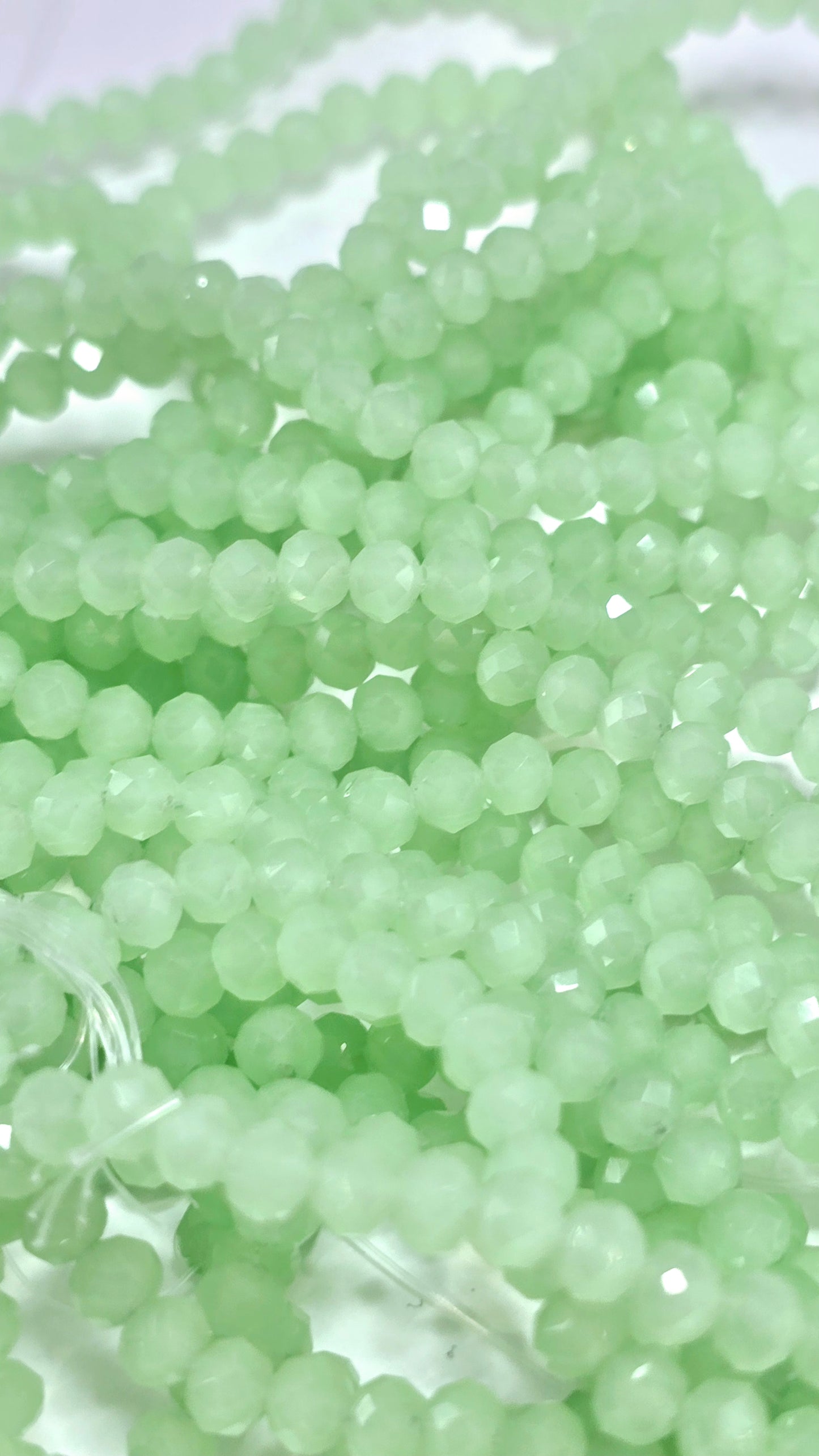 Glass Faceted Beads