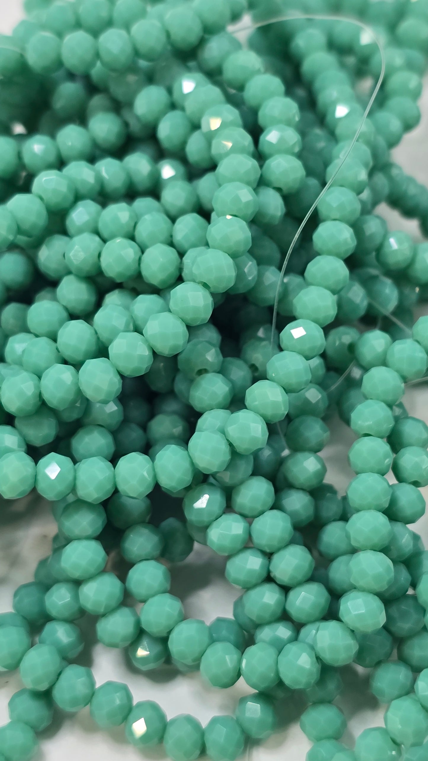 Glass Faceted Beads