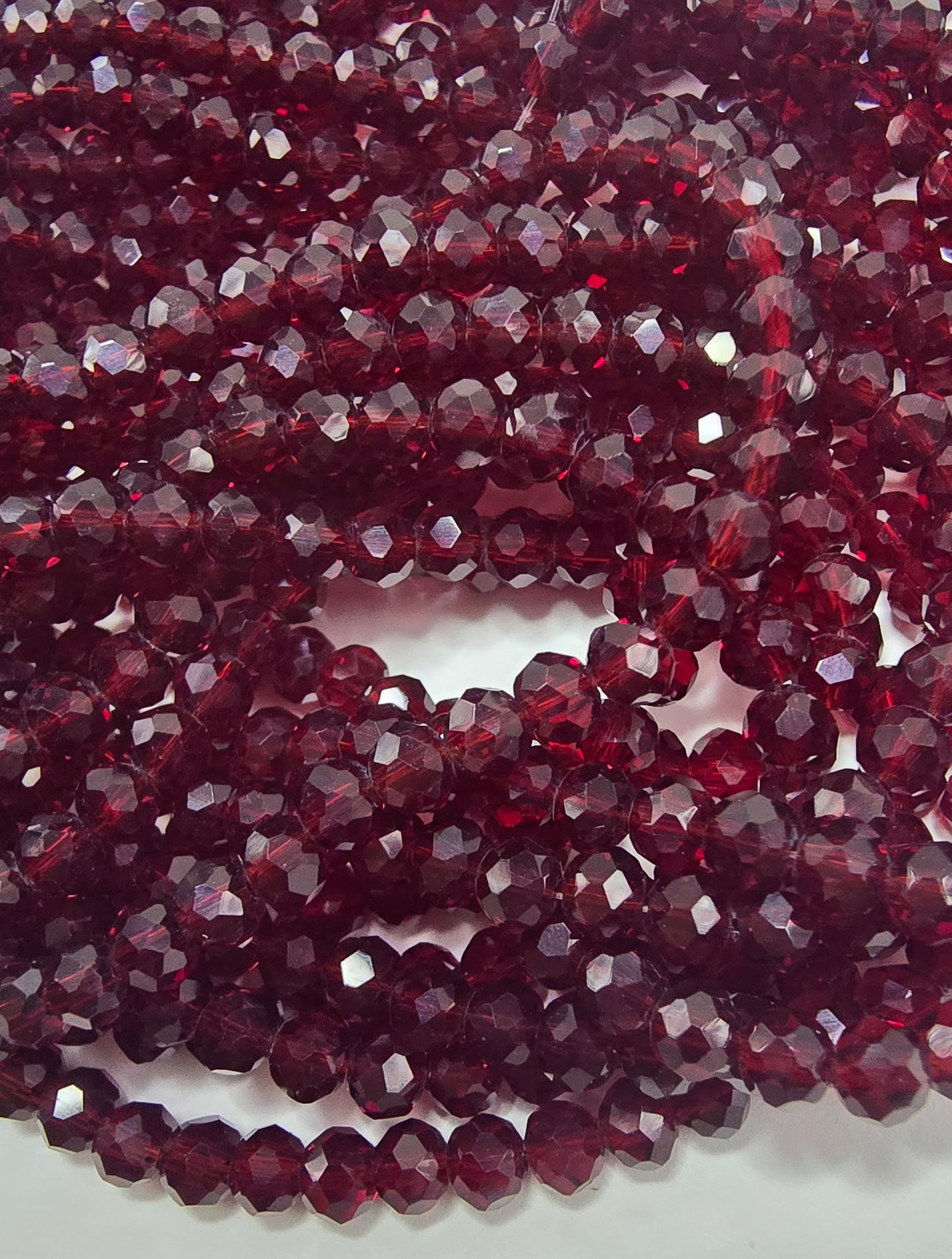 Glass Faceted Beads