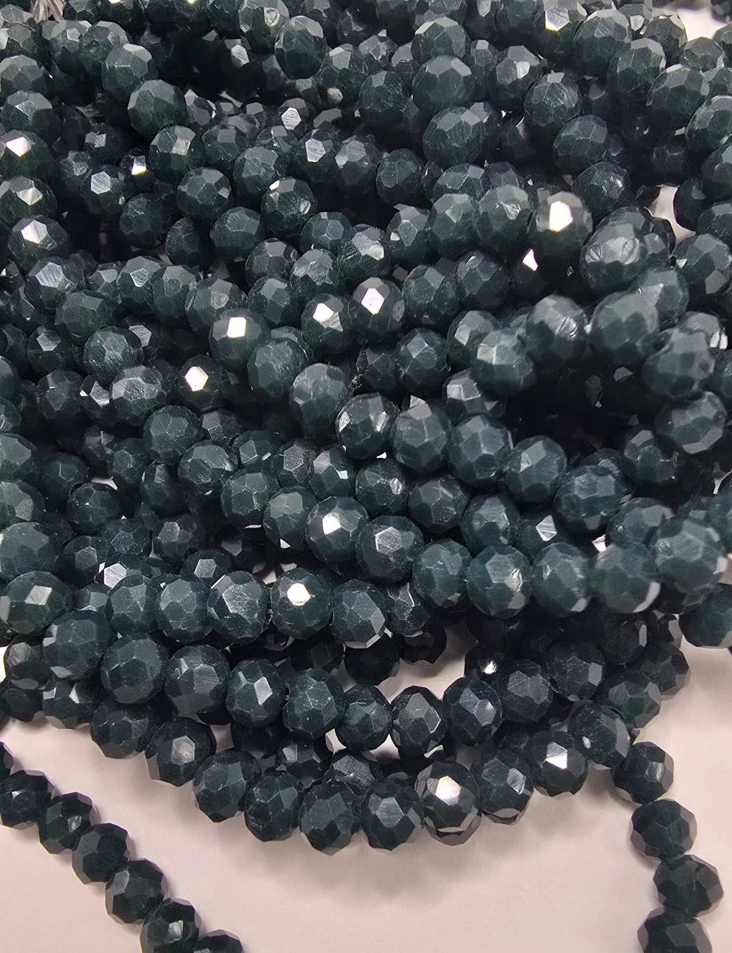 Glass Faceted Beads