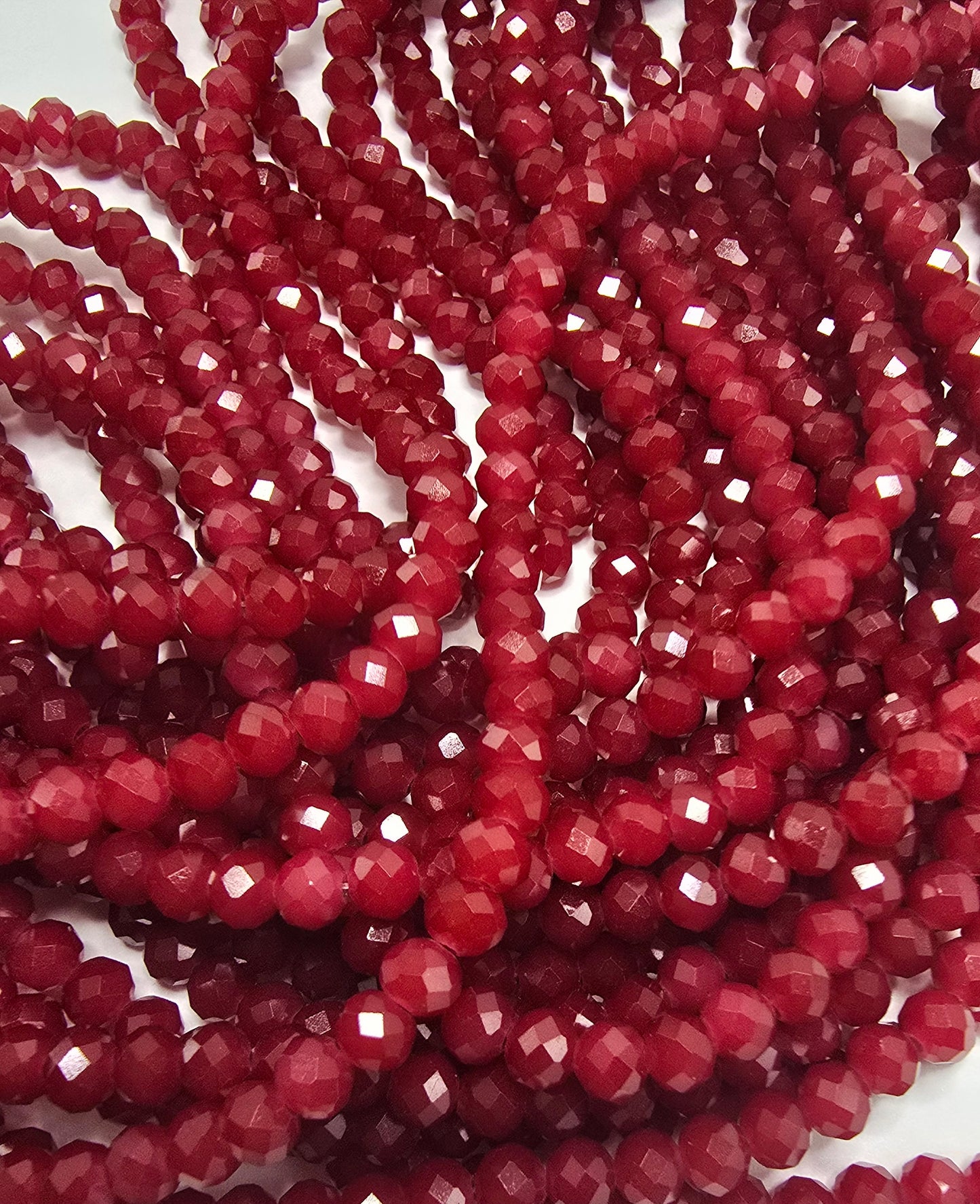 Glass Faceted Beads