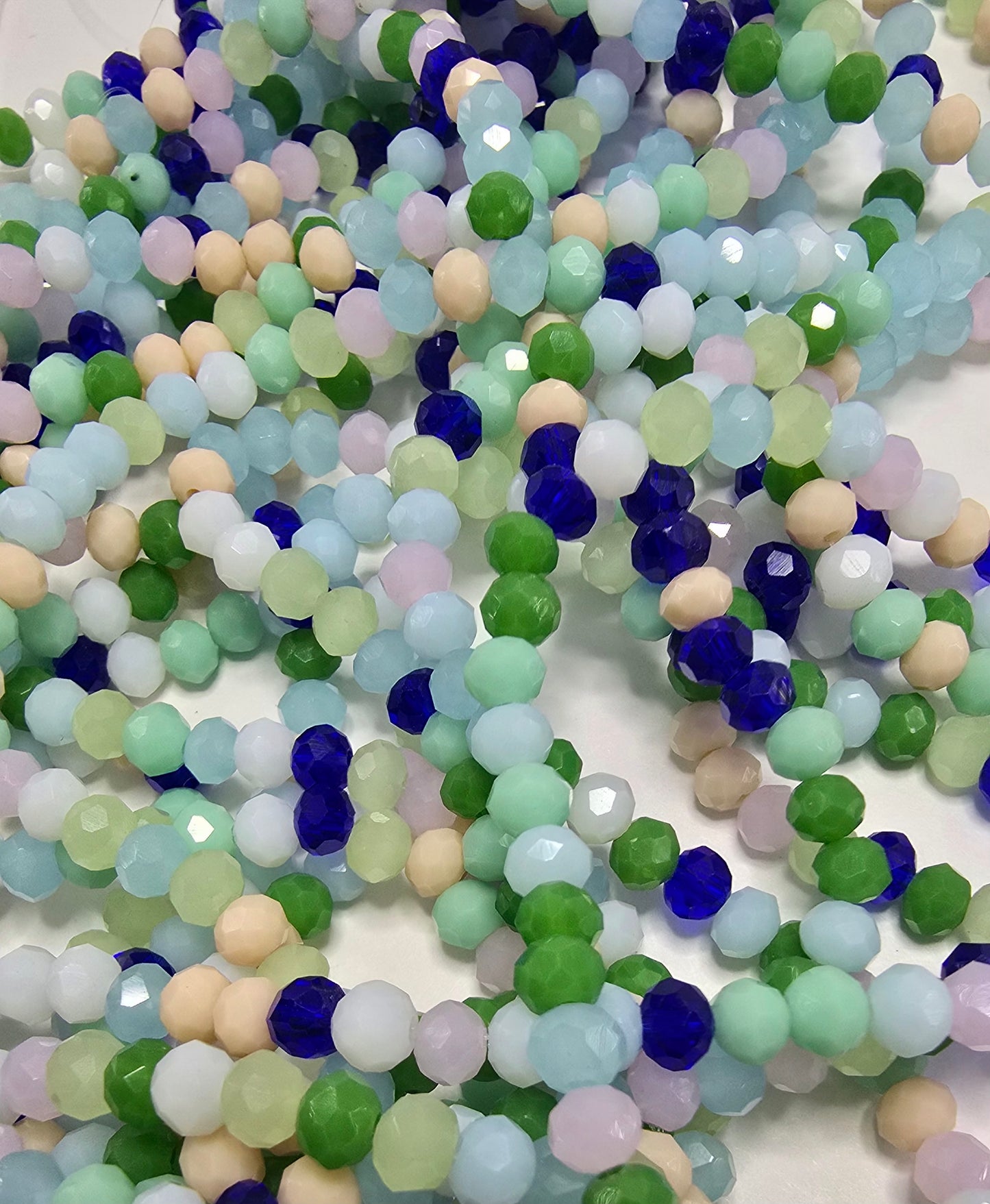 Glass Faceted Beads