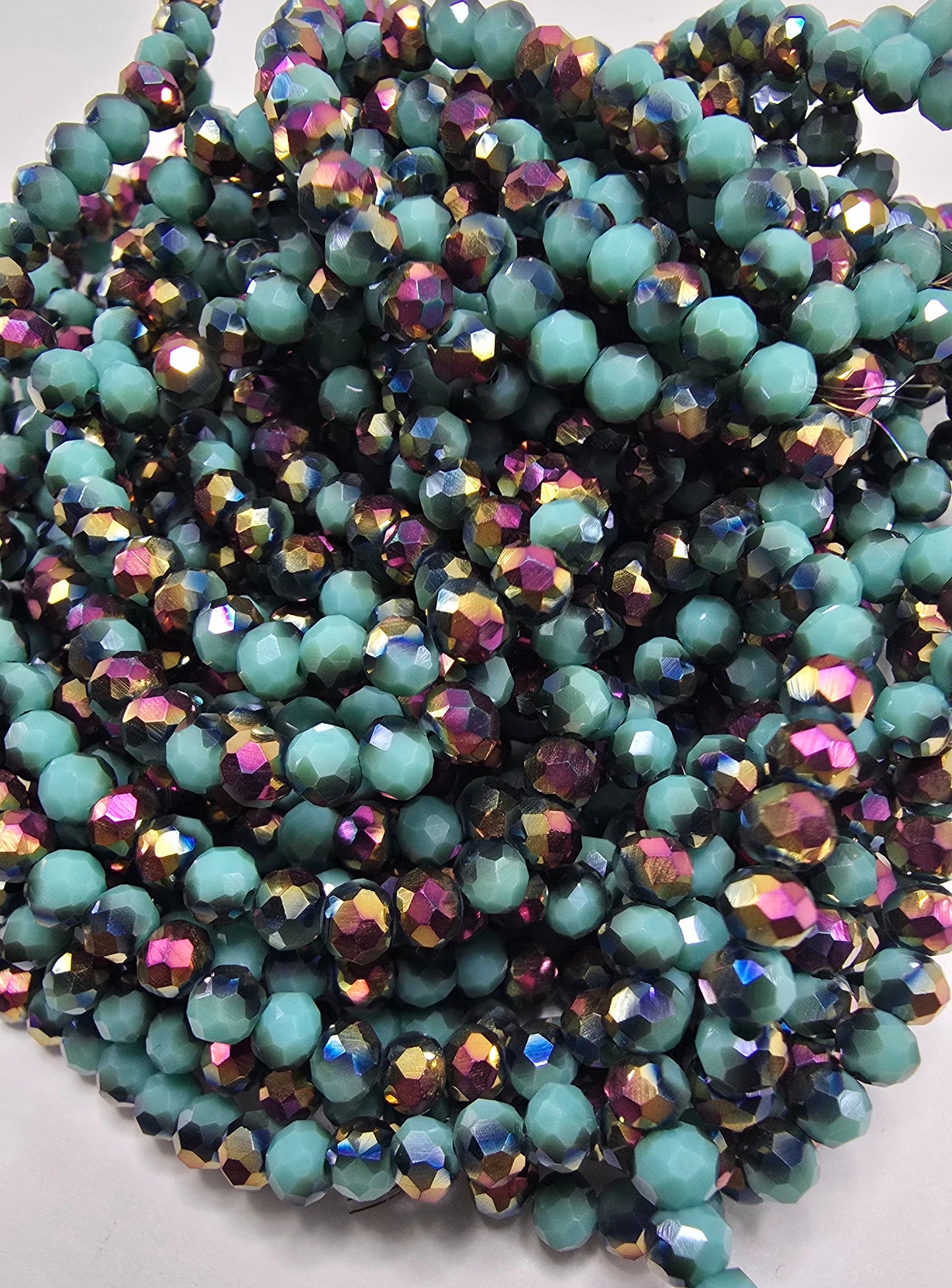 Glass Faceted Beads